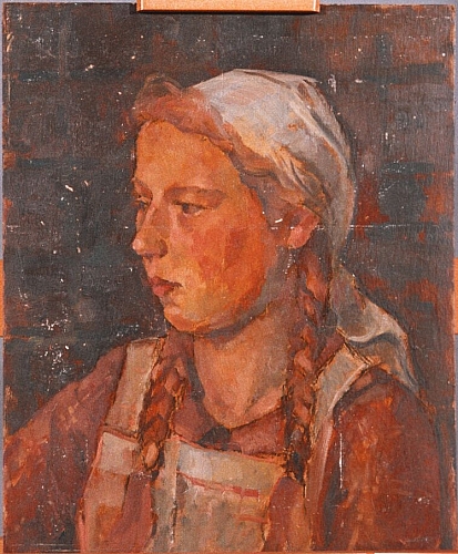 August Kutterer - Mädchenportrait