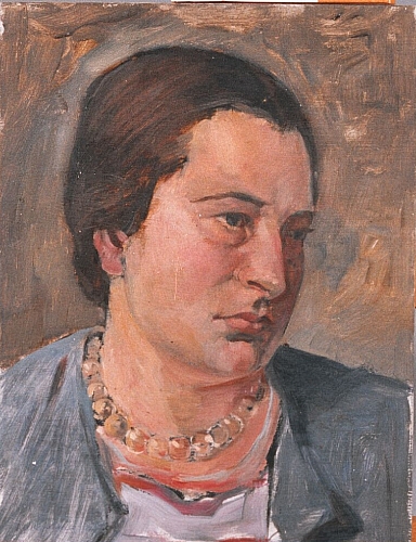 August Kutterer - Frauenportrait