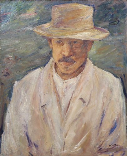 August Kutterer - Portrait eines Mannes, Brustbild
