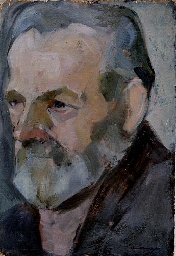 August Kutterer - Bildnis eines älteren Mannes