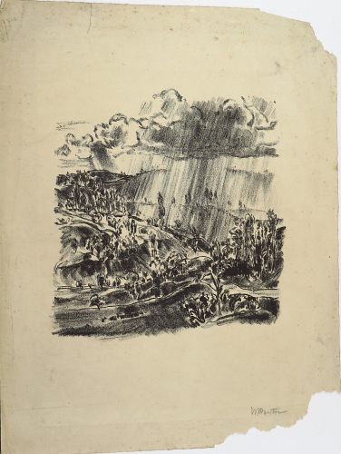 August Kutterer - Künstler Wilhelm Martin (1894-1969): Landschaft