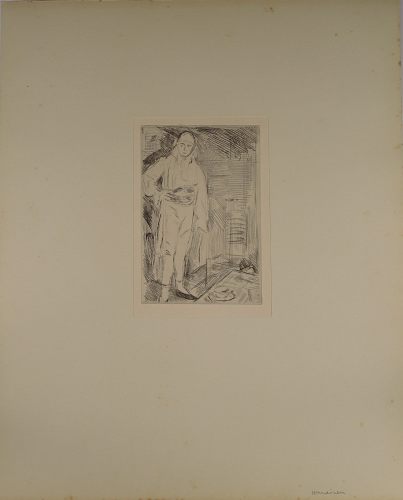 August Kutterer - Künstler Prof Albert Haueisen (1872-1954): Männliche Bühnenfigur, Peterle