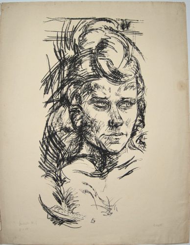 August Kutterer - Künstler Prof Karl Kluth (1898-1972): Selbstportrait 