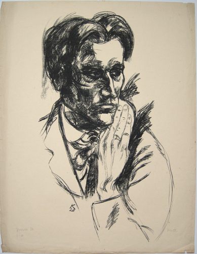 August Kutterer - Künstler Prof Karl Kluth (1898-1972): Selbstportrait