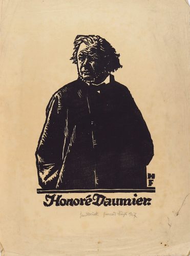August Kutterer - Bildnis Honore Daumier